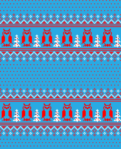 新年圣诞图案像素图片下载