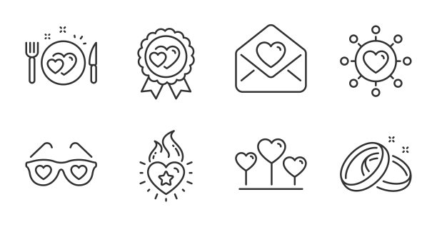 爱的眼镜，浪漫的晚餐和心中的火焰图片下载