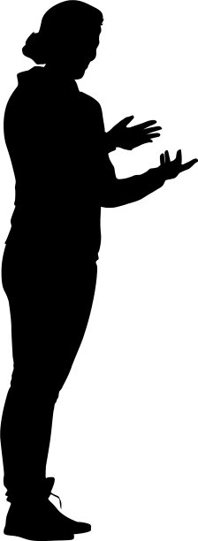 黑色的剪影女人的手臂举起在一个图片下载