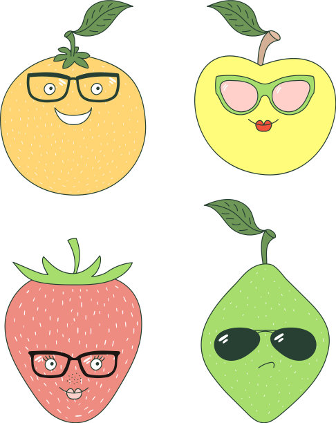 玻璃贴纸水果图片下载