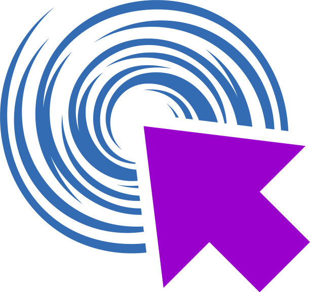 箭头龙卷风标志模板创意龙卷风标志图片下载