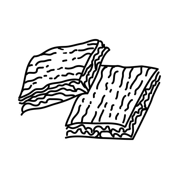 柏雷克图标涂鸦手绘或轮廓图标风格图片下载