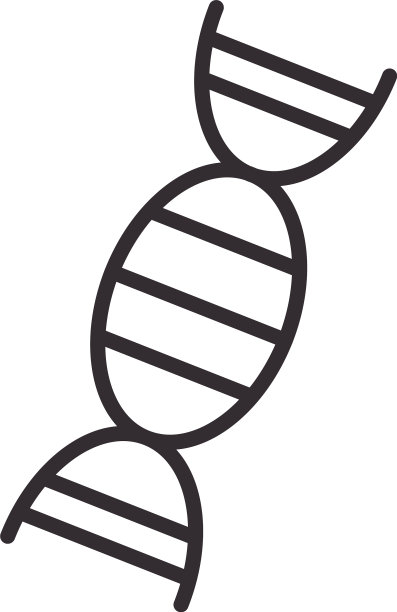 生物学基因DNA分子科学元素线图片下载