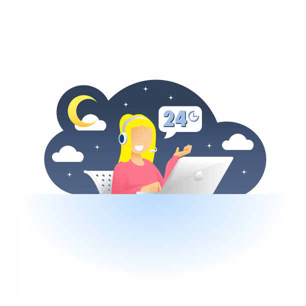 24小时女客服图片下载