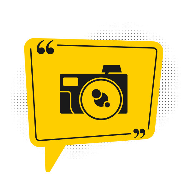 黑色照片相机图标孤立在白色图片下载