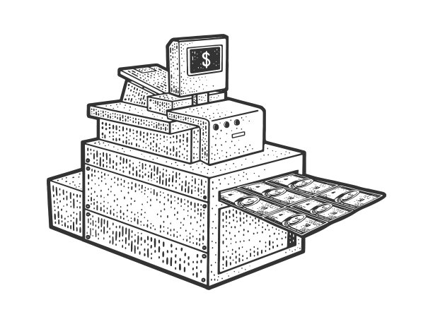印钞机示意图图片下载