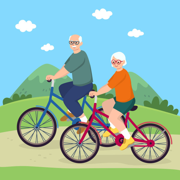 积极长者概念图片下载