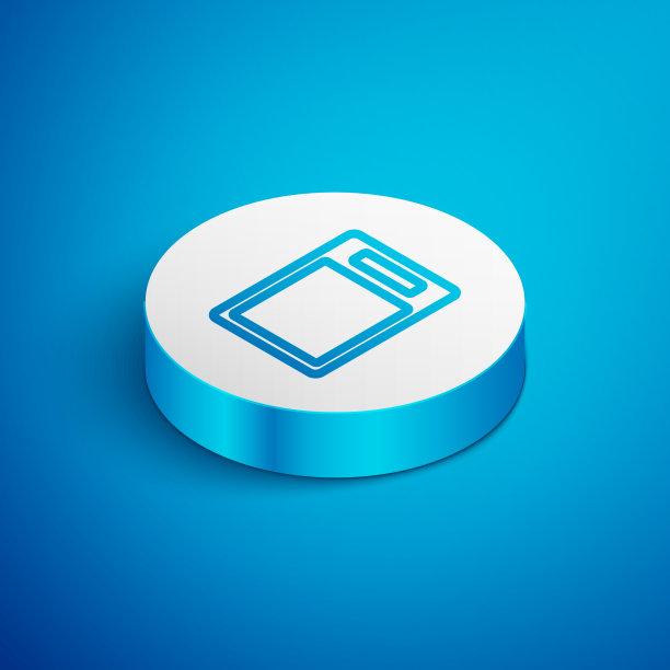 等距线切割板图标孤立在蓝色图片下载