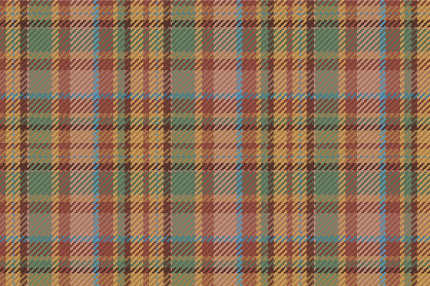 无缝图案苏格兰格子呢格子图片下载