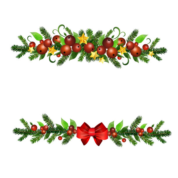 圣诞冬青早午餐装饰图片下载