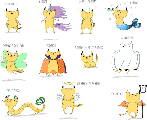神秘生物的猫图片下载