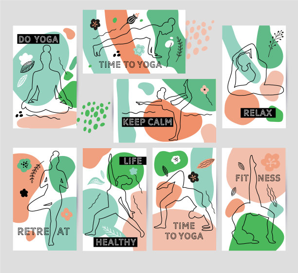 优质瑜伽手册卡行图片下载