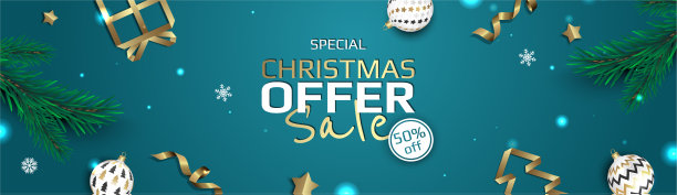 圣诞横幅背景圣诞对象查看图片下载