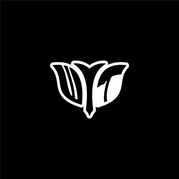 W t首字母弓箭简单现代极简主义图片下载