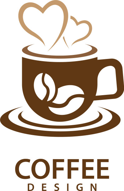 咖啡爱的标志形象图片下载