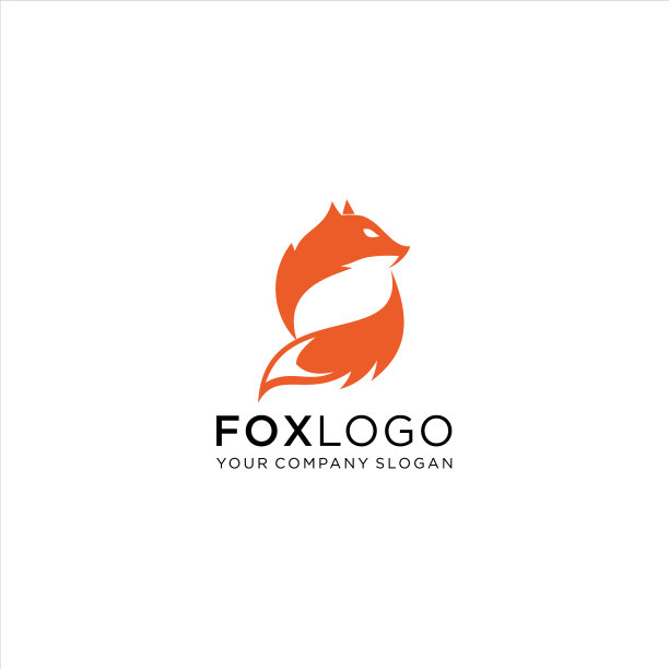 创意狐狸标志符号设计图片下载