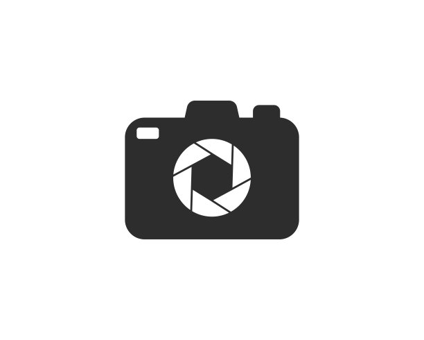 相机摄影标志图标设计矢量图片下载