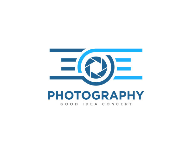 相机摄影标志图标设计矢量图片下载