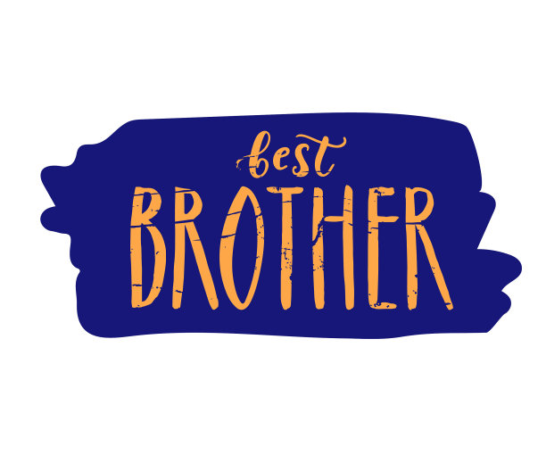 最好的兄弟刷手绘字母图片下载