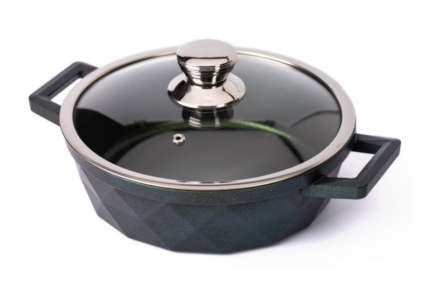 不粘锅，白色绝缘背景盖图片下载