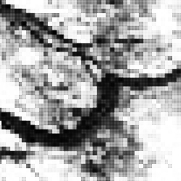 半色调图案上设点点纹理图片下载