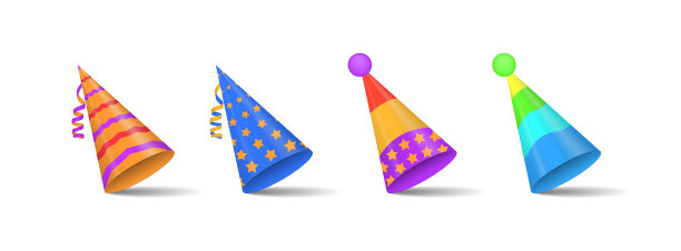 派对闪亮的帽图片下载