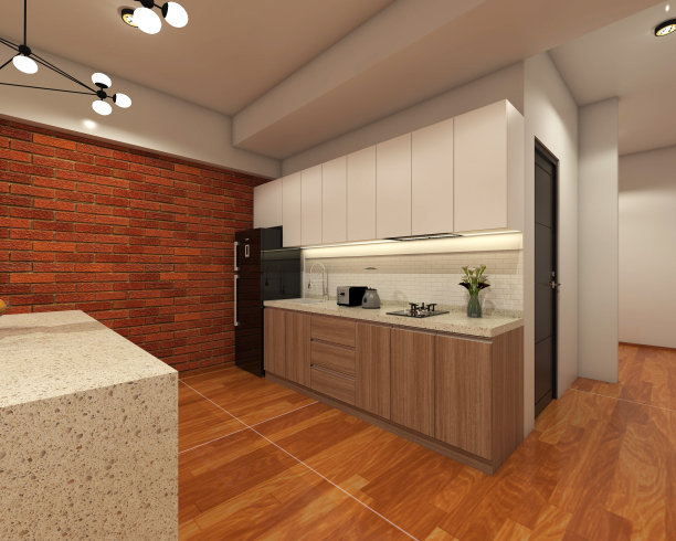 现代厨柜设计图片下载