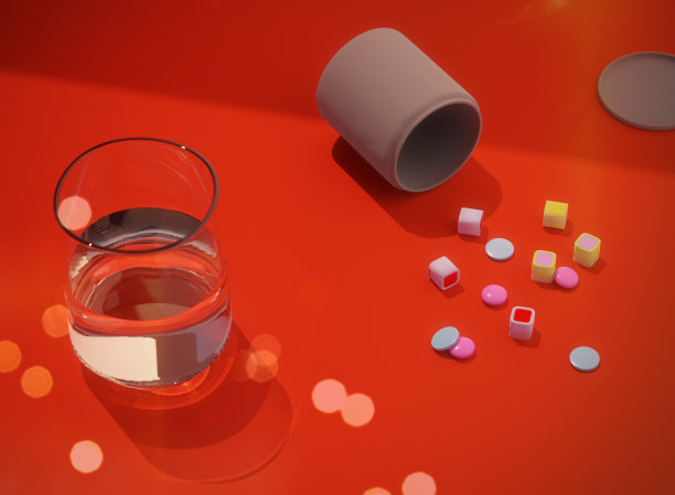 装着奇怪药片的盒子图片下载