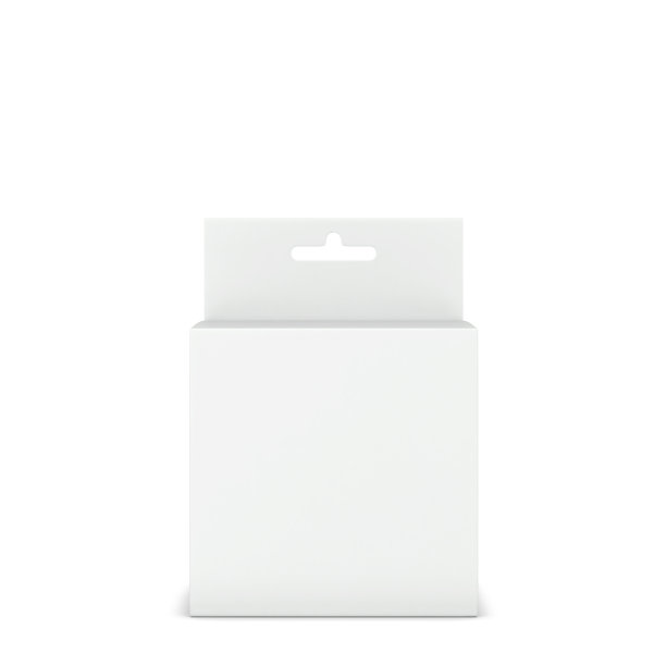 空白盒包装与衣架模型图片下载