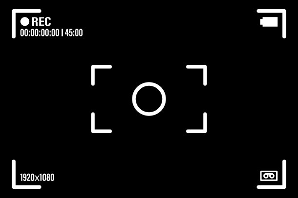 相机对焦屏。矢量插图。photoshop的摄像头屏幕图片下载