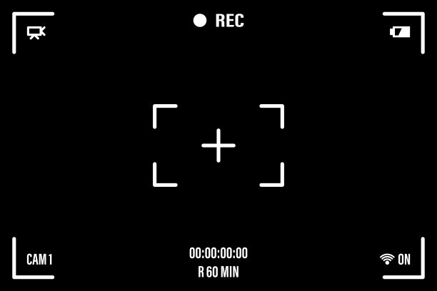 相机对焦屏。矢量插图。photoshop的摄像头屏幕图片下载