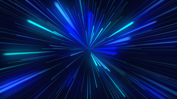 黑色背景上的抽象数字霓虹灯。未来闪闪发光的线图片下载