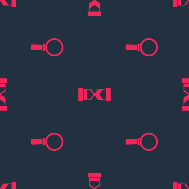 把放大镜和沙漏装上沙子图片下载