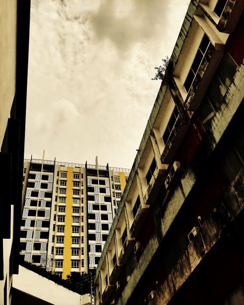 野兽派建筑,怡保。图片下载