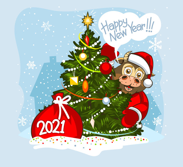 巴布尔在圣诞老人的衣服后面图片下载