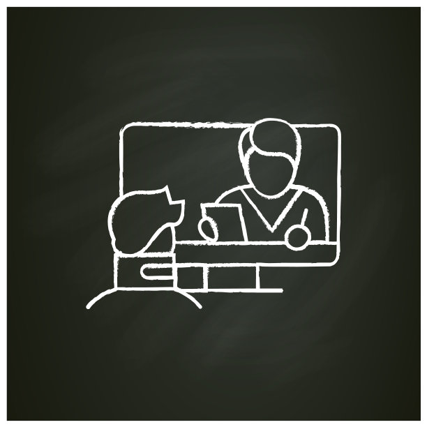 在线康复粉笔图标图片下载