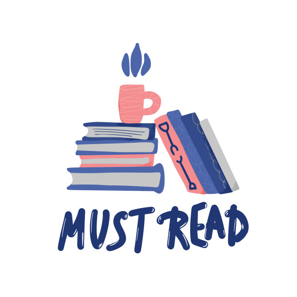 必须阅读文字标志。矢量手绘报价。图片下载