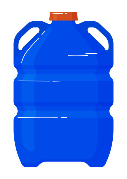 空容器，用罐体隔离在白色，油箱，存储设备，设计，平面风格矢量插图。图片下载