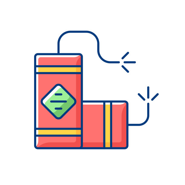 烟花RGB彩色图标图片下载