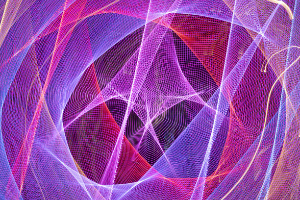 散焦光效果层在充满活力的颜色图片下载