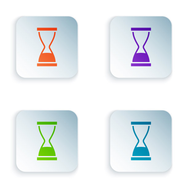 用流沙图标给旧沙漏着色图片下载