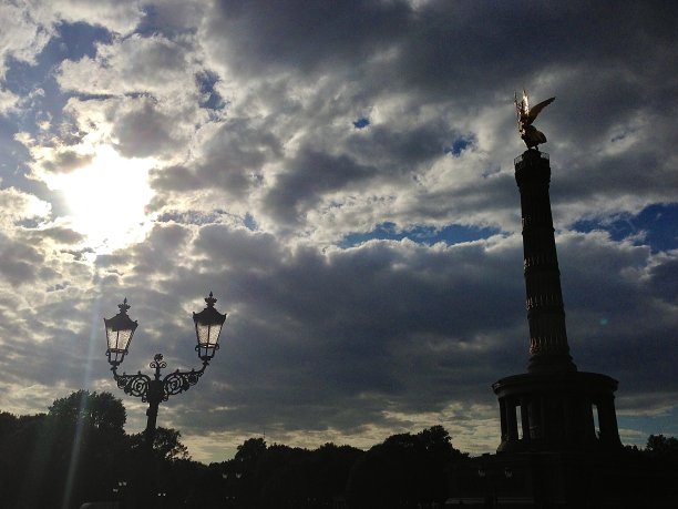 德国柏林胜利柱Siegessäule。图片下载