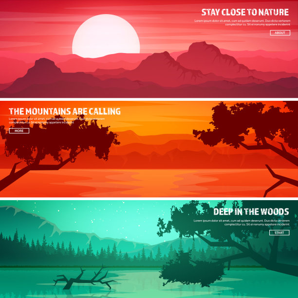 山和森林。野生自然景观。旅行和adventure.Panorama。进了树林。地平线。树木,雾图片下载