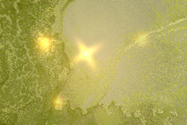 黄绿色闪着微光的抽象大理石背景。矢量纹理图片下载