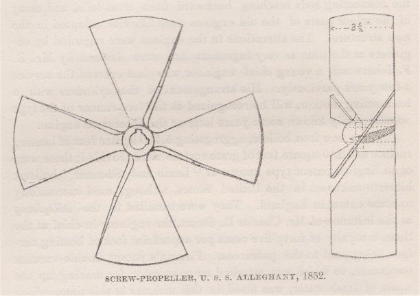 螺旋桨船，19世纪美国海军历史图片下载
