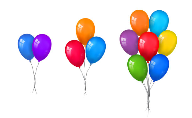 气球3d束设置线程隔离白色图片下载