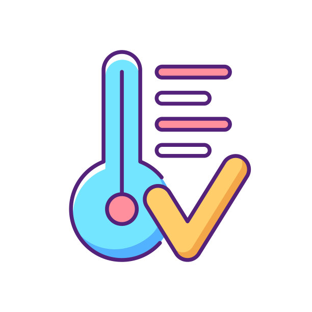 舒适的室温RGB颜色图标图片下载