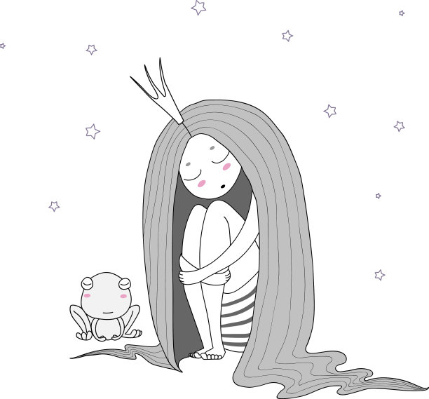 晚上青蛙公主图片下载