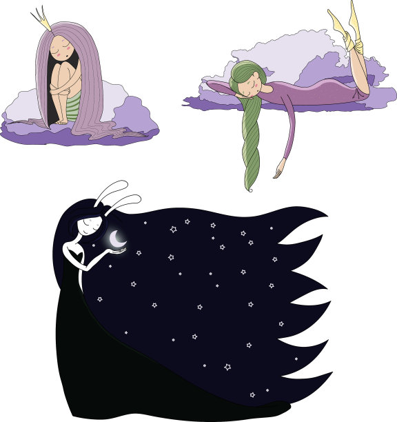 睡觉的女孩组图片下载