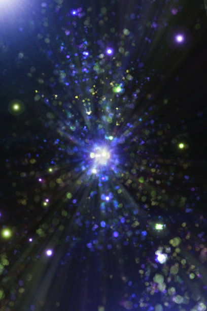 摘要轻粒子背景与同步辐射图片下载